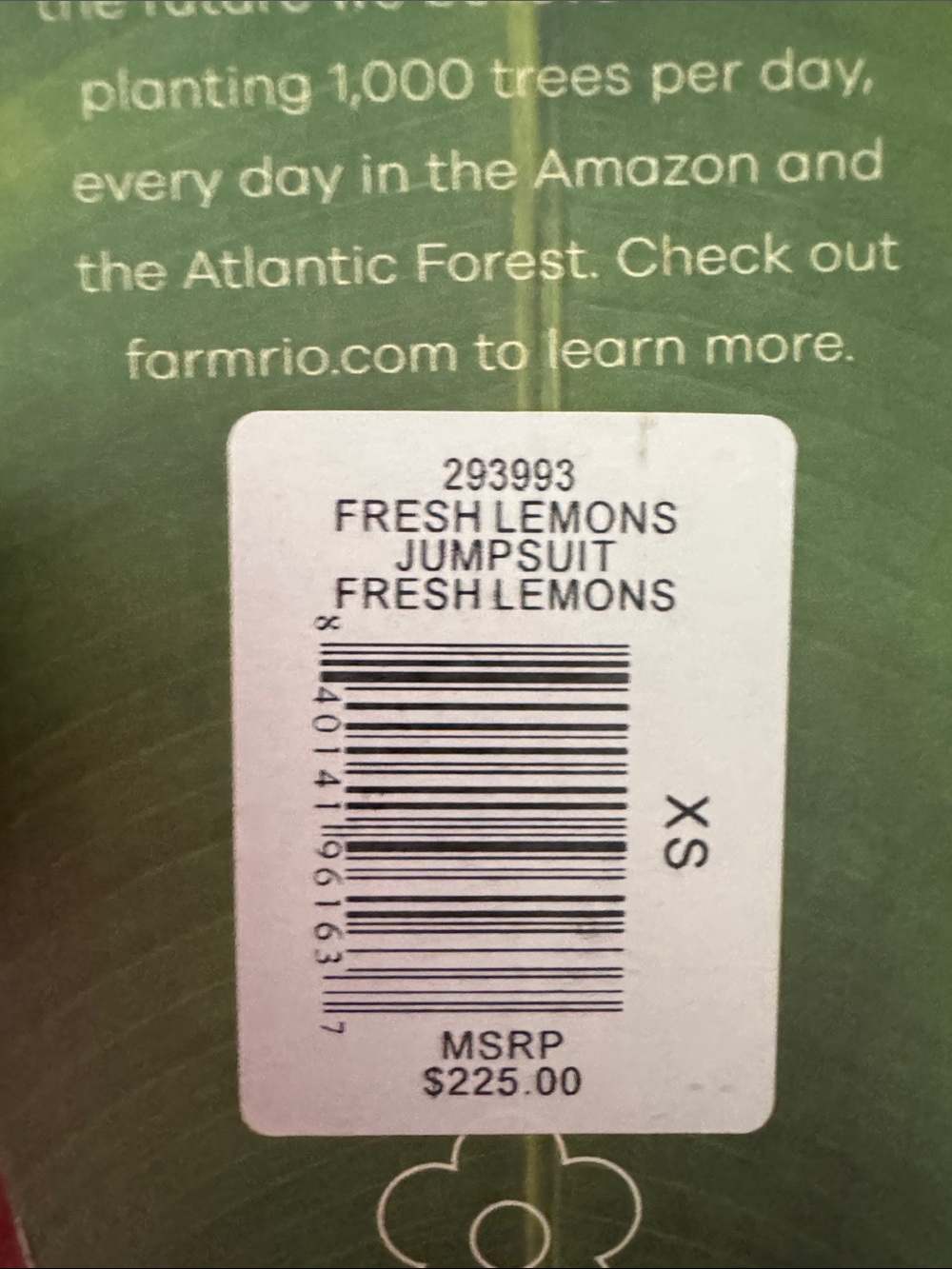 FARM Rio Fresh Lemons Jumpsuit - Picture 4 of 10